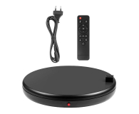 Puluz Obrotowa podstawka do zdjęć z gniazdem 45 cm (czarna) - 1508858 - zdjęcie 3